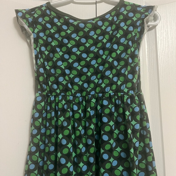 Y2K Green/Blue Patterned Top with pockets - Picture 7 of 11